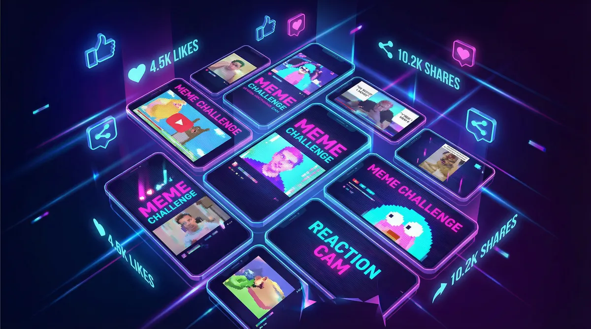 感官世界下载 热梗挑战活动 - 用户二次创作展示
